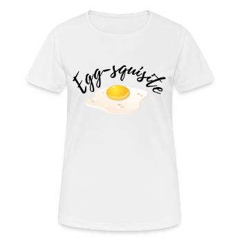 Egg-squisite - T-shirt respirant Femme - blanc - Devant - AI Model Female 172 dark (172cm)