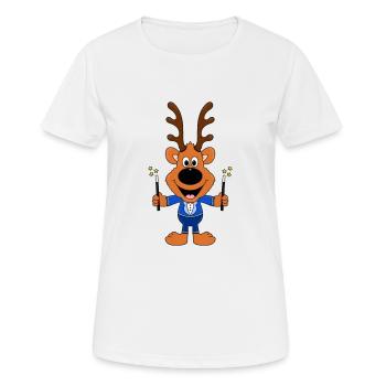 ZAUBERER - ZAUBERN - MAGIE - ZAUBERKASTEN - REH - Frauen T-Shirt atmungsaktiv - Weiß - Vorne - AI Model Female 172 dark (172cm)