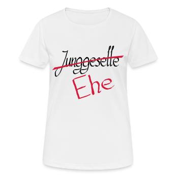junggeselle 2 - Frauen T-Shirt atmungsaktiv - Weiß - Vorne - AI Model Female 172 dark (172cm)