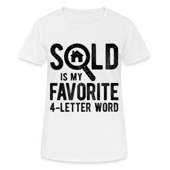 Immobilien-Händler Für Immobilien-Makler - Frauen T-Shirt atmungsaktiv - Weiß - Vorne - AI Model Female 172 dark (172cm)