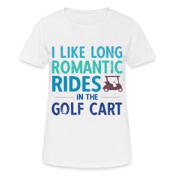 Golfplatz zum Golfen Golf - Frauen T-Shirt atmungsaktiv - Weiß - Vorne - AI Model Female 172 dark (172cm)