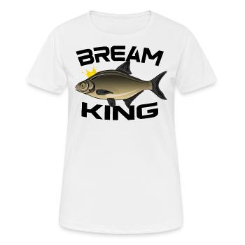 brème - T-shirt respirant Femme - blanc - Devant - AI Model Female 172 dark (172cm)