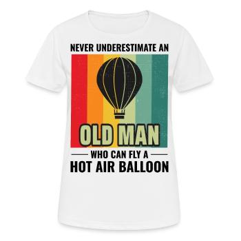 Montgolfière Montgolfière Montgolfière - T-shirt respirant Femme - blanc - Devant - AI Model Female 172 dark (172cm)