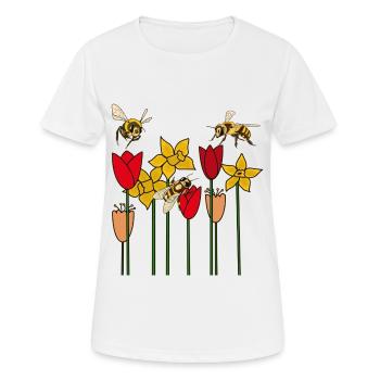spring - Women's Breathable T-Shirt - white - Front - AI Model Female 172 dark (172cm)