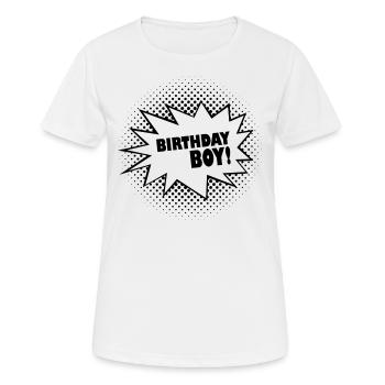 Anniversaire Garçon Anniversaire Fille Bub Homme - T-shirt respirant Femme - blanc - Devant - AI Model Female 172 dark (172cm)