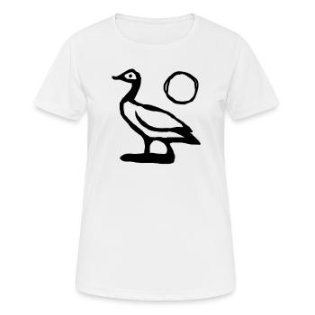 Ägypten Altes Symbol Sa Ra - Frauen T-Shirt atmungsaktiv - Weiß - Vorne - AI Model Female 172 dark (172cm)