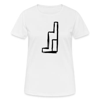Ägypten Altes Symbol Thron - Frauen T-Shirt atmungsaktiv - Weiß - Vorne - AI Model Female 172 dark (172cm)