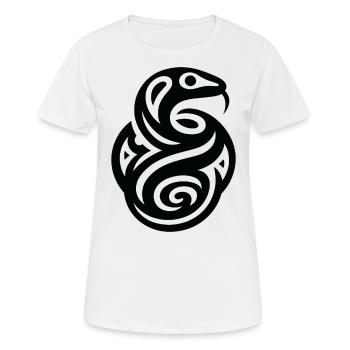 Snake Native American Zodiac - Women's Breathable T-Shirt - white - Front - AI Model Female 172 dark (172cm)