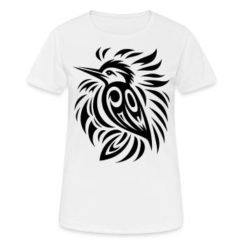 Specht Ureinwohner Amerikas Tierkreis - Frauen T-Shirt atmungsaktiv - Weiß - Vorne - AI Model Female 172 dark (172cm)