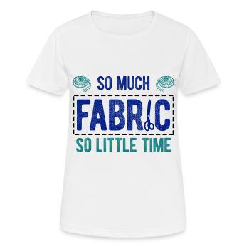 Nähen Und Schneidern Für Näher - Frauen T-Shirt atmungsaktiv - Weiß - Vorne - AI Model Female 172 dark (172cm)