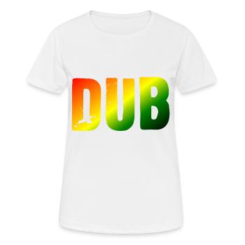DUB - T-shirt respirant Femme - blanc - Devant - AI Model Female 172 dark (172cm)