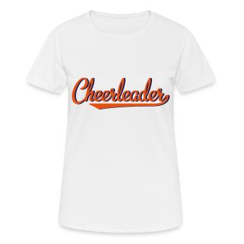 Cheerleader - Frauen T-Shirt atmungsaktiv - Weiß - Vorne - AI Model Female 172 dark (172cm)