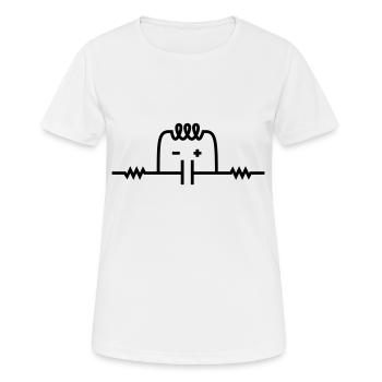 Kilroy - electronic - Women's Breathable T-Shirt - white - Front - AI Model Female 172 dark (172cm)
