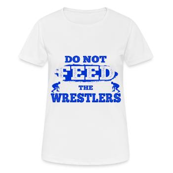 Grappling Martial Arts Wrestling - Frauen T-Shirt atmungsaktiv - Weiß - Vorne - AI Model Female 172 dark (172cm)