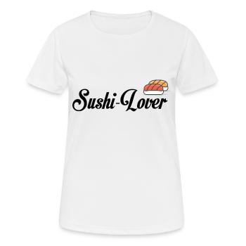 sushi lover - Frauen T-Shirt atmungsaktiv - Weiß - Vorne - AI Model Female 172 dark (172cm)