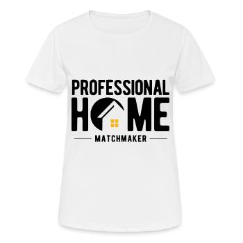 Immobilien-Händler Für Immobilien-Makler - Frauen T-Shirt atmungsaktiv - Weiß - Vorne - AI Model Female 172 dark (172cm)