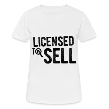 Immobilien-Händler Für Immobilien-Makler - Frauen T-Shirt atmungsaktiv - Weiß - Vorne - AI Model Female 172 dark (172cm)