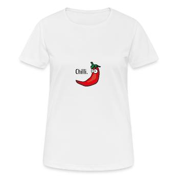 chilli - T-shirt respirant Femme - blanc - Devant - AI Model Female 172 dark (172cm)
