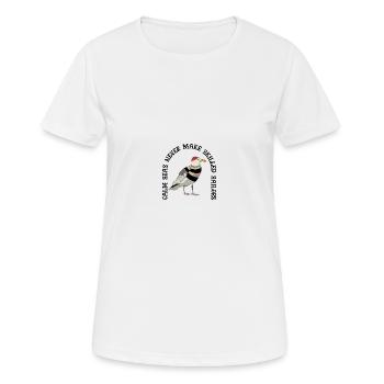 Wassersport - Frauen T-Shirt atmungsaktiv - Weiß - Vorne - AI Model Female 172 dark (172cm)