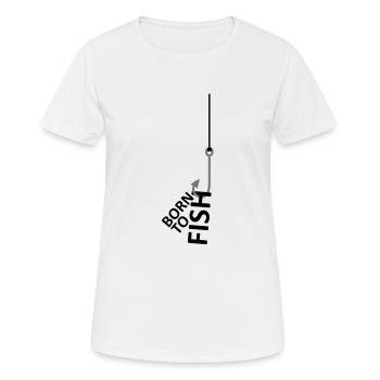 fishing - Frauen T-Shirt atmungsaktiv - Weiß - Vorne - AI Model Female 172 dark (172cm)