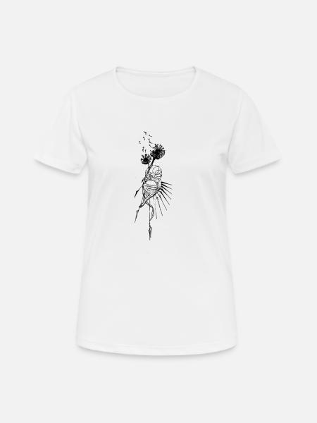 Dandelion dance - Women's Breathable T-Shirt - white
