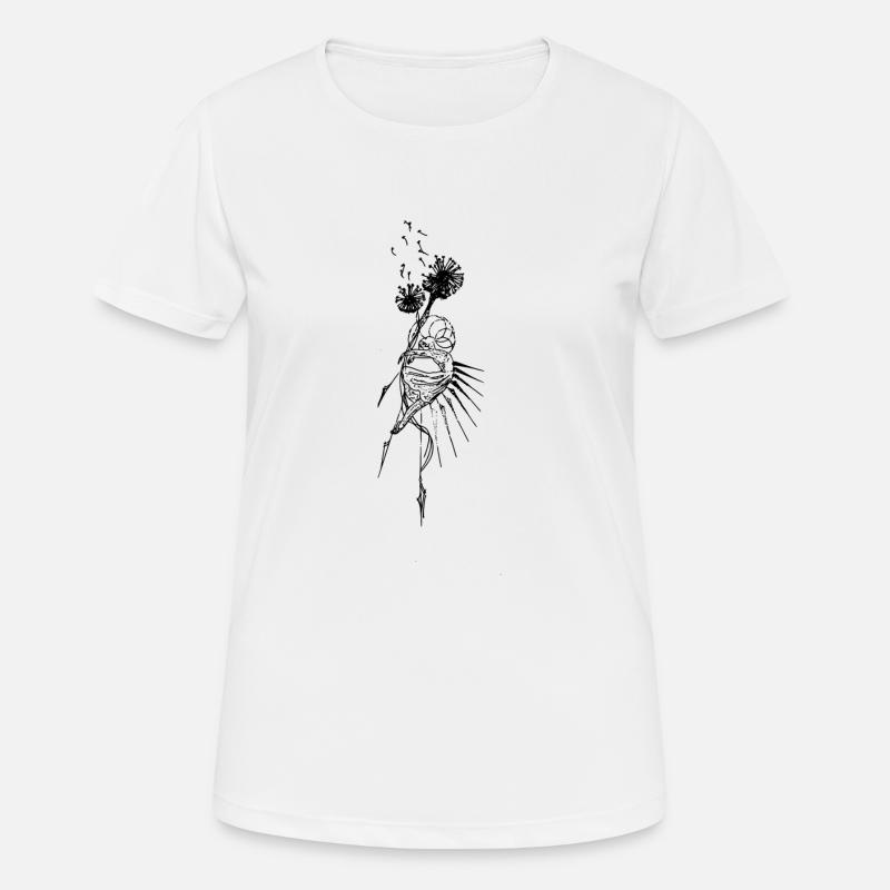 Dandelion dance - Women's Breathable T-Shirt - white