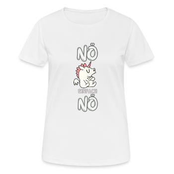 « Non, juste non » - T-shirt respirant Femme - blanc - Devant - AI Model Female 172 dark (172cm)