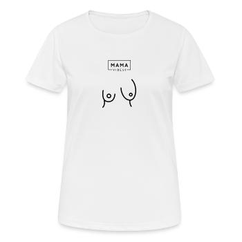 Ungleich Abgetrunken - Frauen T-Shirt atmungsaktiv - Weiß - Vorne - AI Model Female 172 dark (172cm)