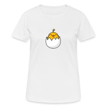 Chick Freshly hatched from the egg - Women's Breathable T-Shirt - white - Front - AI Model Female 172 dark (172cm)