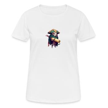 Burrito man - Women's Breathable T-Shirt - white - Front - AI Model Female 172 dark (172cm)