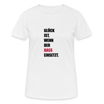 Musik - Frauen T-Shirt atmungsaktiv - Weiß - Vorne - AI Model Female 172 dark (172cm)