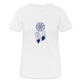 Ethno Travel Experience - Women's Breathable T-Shirt - white - Front - AI Model Female 172 dark (172cm)