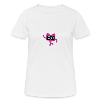 Mascotte de Kotlin Kodee - T-shirt respirant Femme - blanc - Devant - AI Model Female 172 dark (172cm)