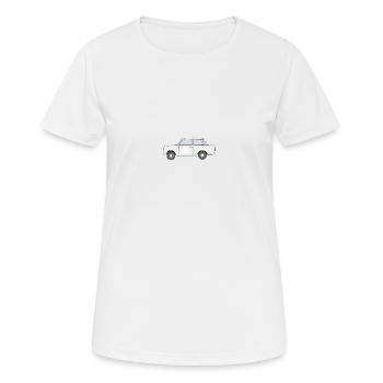 satellite - T-shirt respirant Femme - blanc - Devant - AI Model Female 172 dark (172cm)