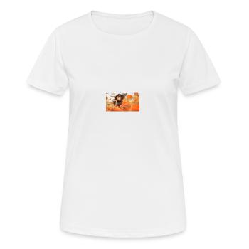 woman thinking - Women's Breathable T-Shirt - white - Front - AI Model Female 172 dark (172cm)