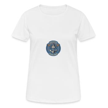 Wassersport - Frauen T-Shirt atmungsaktiv - Weiß - Vorne - AI Model Female 172 dark (172cm)