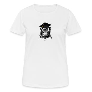 Meisterklasse - Frauen T-Shirt atmungsaktiv - Weiß - Vorne - AI Model Female 172 dark (172cm)