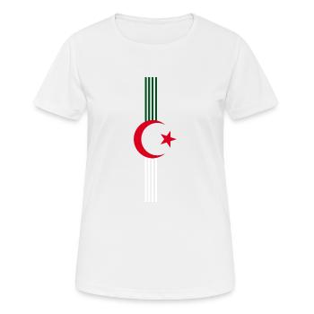 Algerien - Frauen T-Shirt atmungsaktiv - Weiß - Vorne - AI Model Female 172 dark (172cm)