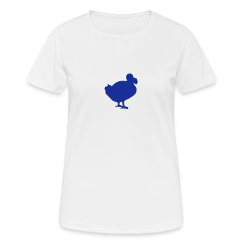 Dodo - Frauen T-Shirt atmungsaktiv - Weiß - Vorne - AI Model Female 172 dark (172cm)
