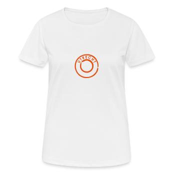 Utrecht - Frauen T-Shirt atmungsaktiv - Weiß - Vorne - AI Model Female 172 dark (172cm)