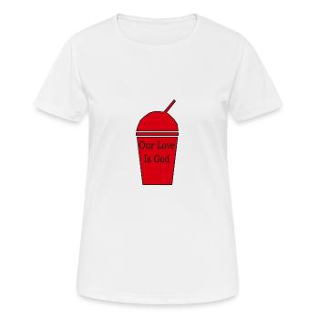 Heidekraut - Frauen T-Shirt atmungsaktiv - Weiß - Vorne - AI Model Female 172 dark (172cm)