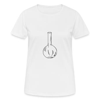 Chemistry piston - Women's Breathable T-Shirt - white - Front - AI Model Female 172 dark (172cm)