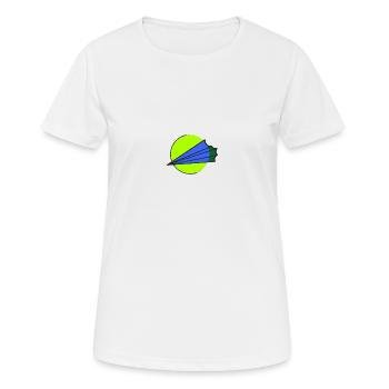 Planète verte - T-shirt respirant Femme - blanc - Devant - AI Model Female 172 dark (172cm)