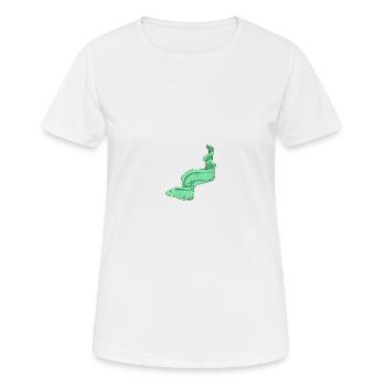 Meerestiere - Frauen T-Shirt atmungsaktiv - Weiß - Vorne - AI Model Female 172 dark (172cm)