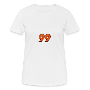 99 - T-shirt respirant Femme - blanc - Devant - AI Model Female 172 dark (172cm)