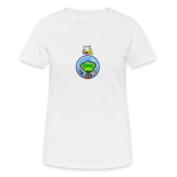logo APE BEA BENEVOLE ST - T-shirt respirant Femme - blanc - Devant - AI Model Female 172 dark (172cm)