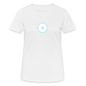 FEST - Frauen T-Shirt atmungsaktiv - Weiß - Vorne - AI Model Female 172 dark (172cm)