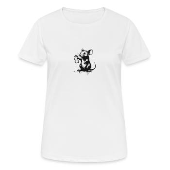 Kunst - Frauen T-Shirt atmungsaktiv - Weiß - Vorne - AI Model Female 172 dark (172cm)