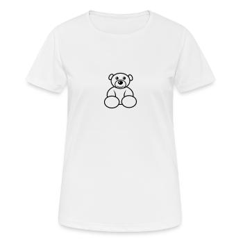 Spielzeug Teddy Kind Baby - Frauen T-Shirt atmungsaktiv - Weiß - Vorne - AI Model Female 172 dark (172cm)