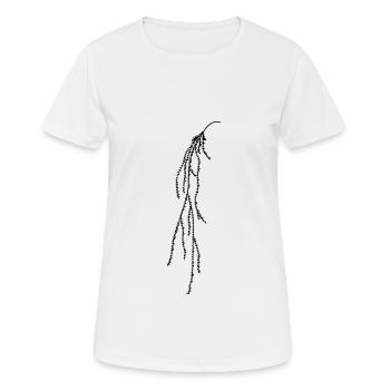 Hanging plant - Frauen T-Shirt atmungsaktiv - Weiß - Vorne - AI Model Female 172 dark (172cm)